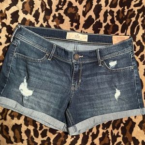 Hollister Midi Jean Shorts